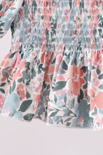 Pink Floral Smocked UPF Swim Set - ARIA KIDS