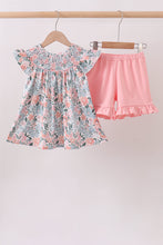 Pink Floral Smocked Set - ARIA KIDS