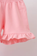 Pink Gingham Animal Embroidered Set - ARIA KIDS