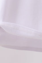 White Animal Embroidered Top - ARIA KIDS