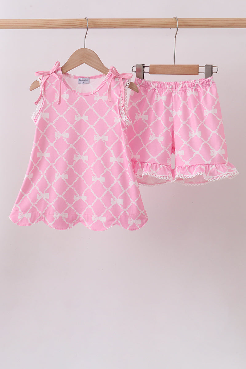 Pink Bow Set - ARIA KIDS