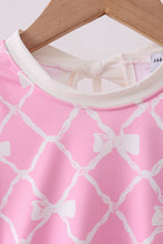 Pink Bow UPF rashguard - ARIA KIDS