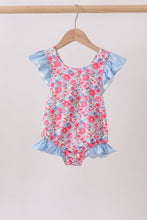 Pink Floral UPF Swim One-Piece - ARIA KIDS