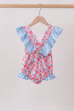 Pink Floral UPF Swim One-Piece - ARIA KIDS