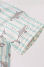 Green Stripe Shark UPF Swim One-Piece