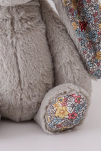 Grey floral plush bunny - ARIA KIDS