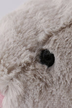 Grey floral plush bunny - ARIA KIDS