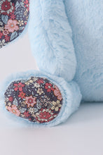 Blue floral plush bunny - ARIA KIDS