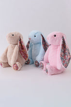 Blue floral plush bunny - ARIA KIDS
