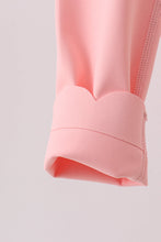 Pink Scalloped Yoga Active Leggings - ARIA KIDS