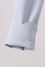 Blue Scalloped Yoga Active Leggings - ARIA KIDS