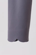 Gray Scalloped Yoga Active Leggings - ARIA KIDS