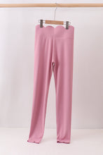 Lilac Scalloped Mom Yoga Active Leggings - ARIA KIDS