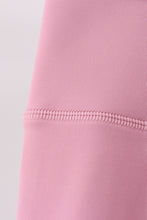 Lilac Scalloped Mom Yoga Active Leggings - ARIA KIDS