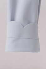 Blue Scalloped Mom Yoga Active Leggings - ARIA KIDS