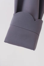 Gray Scalloped Mom Yoga Active Leggings - ARIA KIDS
