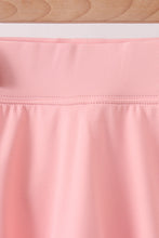 Pink Scalloped Yoga Skorts Set - ARIA KIDS