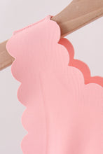 Pink Scalloped Yoga Skorts Set - ARIA KIDS