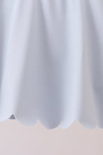 Blue Scalloped Yoga Skorts Set - ARIA KIDS