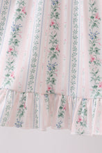 Bow Floral Applique Dress - ARIA KIDS