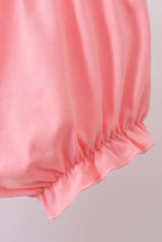 Pink tropical floral print ruffle bow bloomer set - ARIA KIDS
