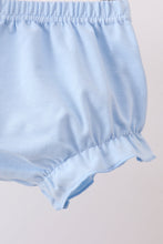 Blue Floral Bloomer Set - ARIA KIDS