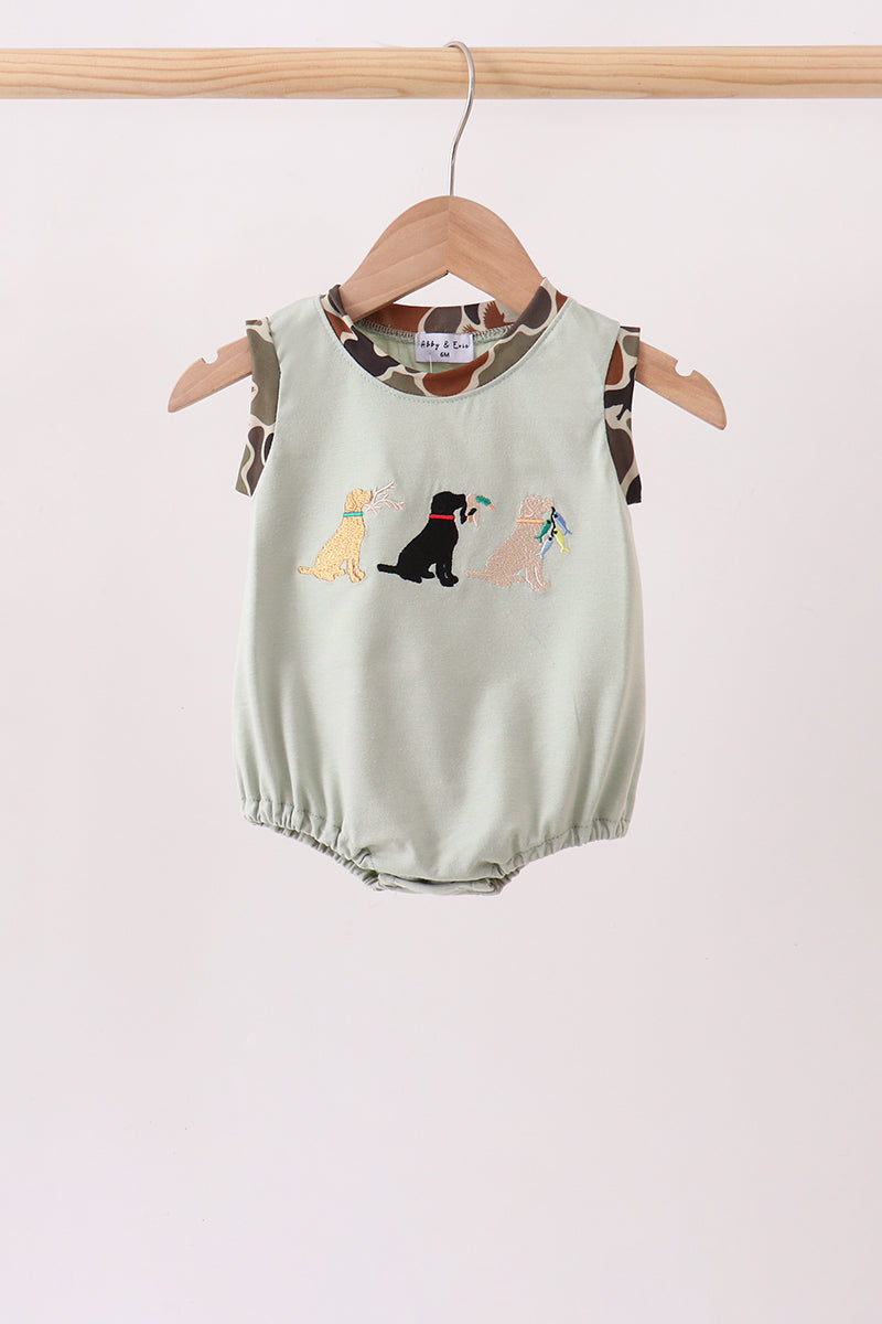 Camo Hunting Embroidered Bubble - ARIA KIDS