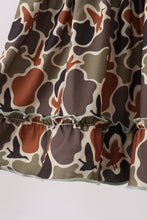 Camo Hunting Embroidered Ruffle Shorts Set - ARIA KIDS