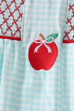 Blue Apple Smocked Dress - ARIA KIDS