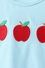 Blue Apple Embroidered Shorts Set - ARIA KIDS