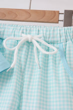 Blue Apple Embroidered Shorts Set - ARIA KIDS