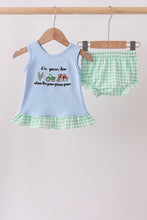 Blue Farm Embroidered Bloomer Set - ARIA KIDS