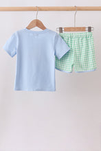 Blue Farm Embroidered Set - ARIA KIDS