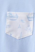 Blue Sailboat Shorts Set - ARIA KIDS