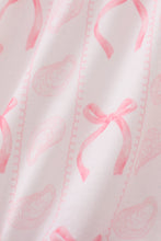 Pink Bow Print Bubble - ARIA KIDS