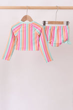Rainbow Stripe UPF Rashguard Set