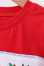 Red School Bus Smocked top - ARIA KIDS