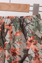 Camo Wildlife Embroidered Shorts Set - ARIA KIDS