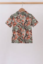 Camo Wildlife Embroidered Dad&me Button Down Shirt - ARIA KIDS