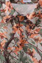 Camo Wildlife Embroidered Dad&me Button Down Shirt - ARIA KIDS