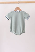 Green Fish Applique Bubble - ARIA KIDS