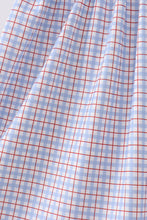 Blue Apple Smocked Plaid Dress