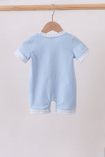 Blue Jack-O-Lantern  Applique Romper