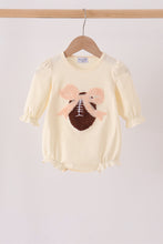 Cream Football French Knot Bubble - ARIA KIDS