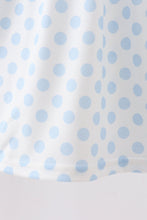 Mint Crayon Applique Dot Dress