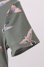 Green Mallard Bamboo Jumpsuit - ARIA KIDS