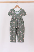 Green Mallard Bamboo Jumpsuit - ARIA KIDS