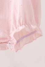 Pink Castle Embroidery Jacquard Bubble