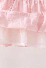 Pink Castle Embroidery Jacquard Pants Set