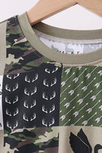 Camo Deer Bamboo Zip Pants Set